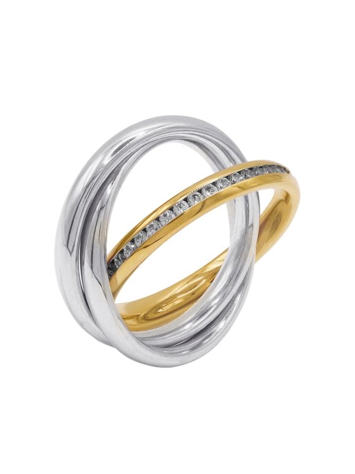 Fingerring Trini goldfarben in goldfarben