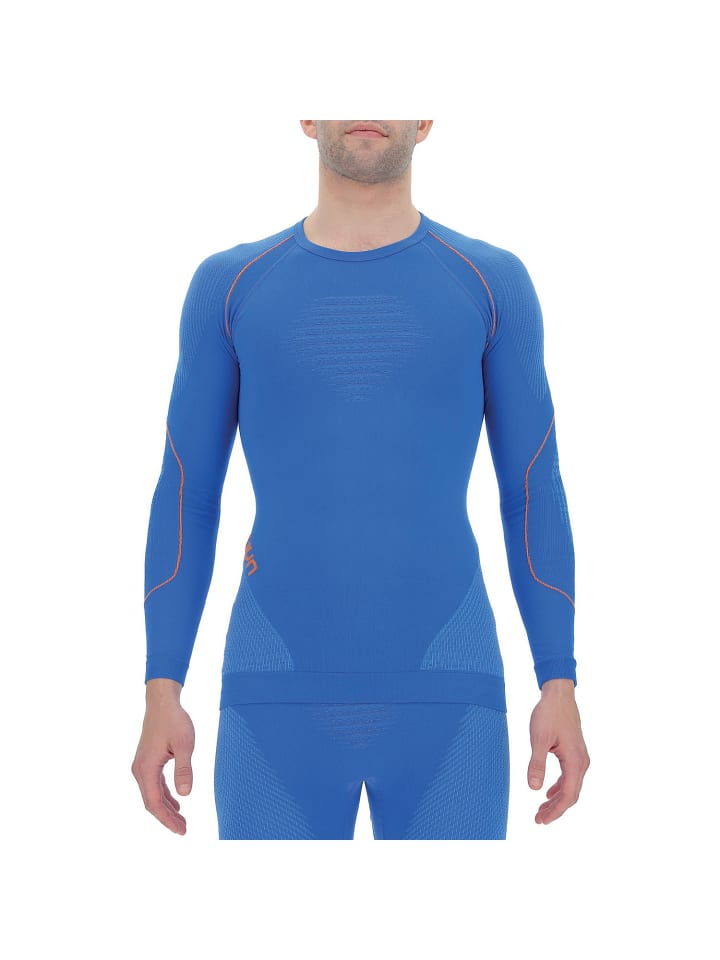 Unterhemd M EVOLUTYON UW SHIRT LONGSLEEVE in Blau