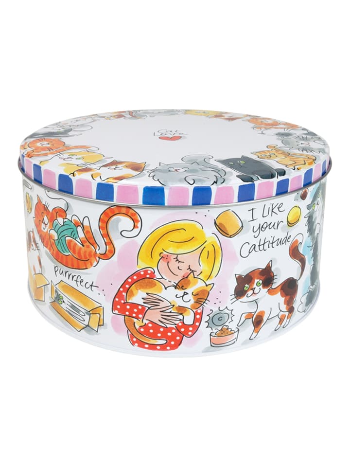 Dosen Katze in Bunt - 20cm