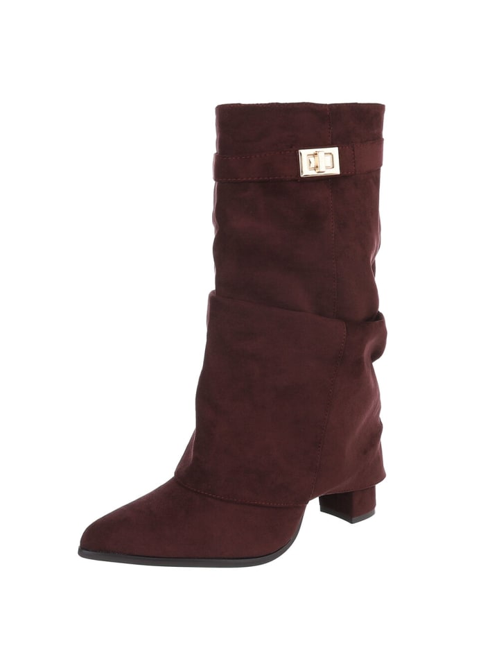 High Heel in Weinrot