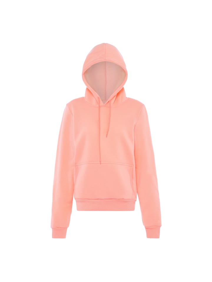 Damen Hoodie in Pfirsich