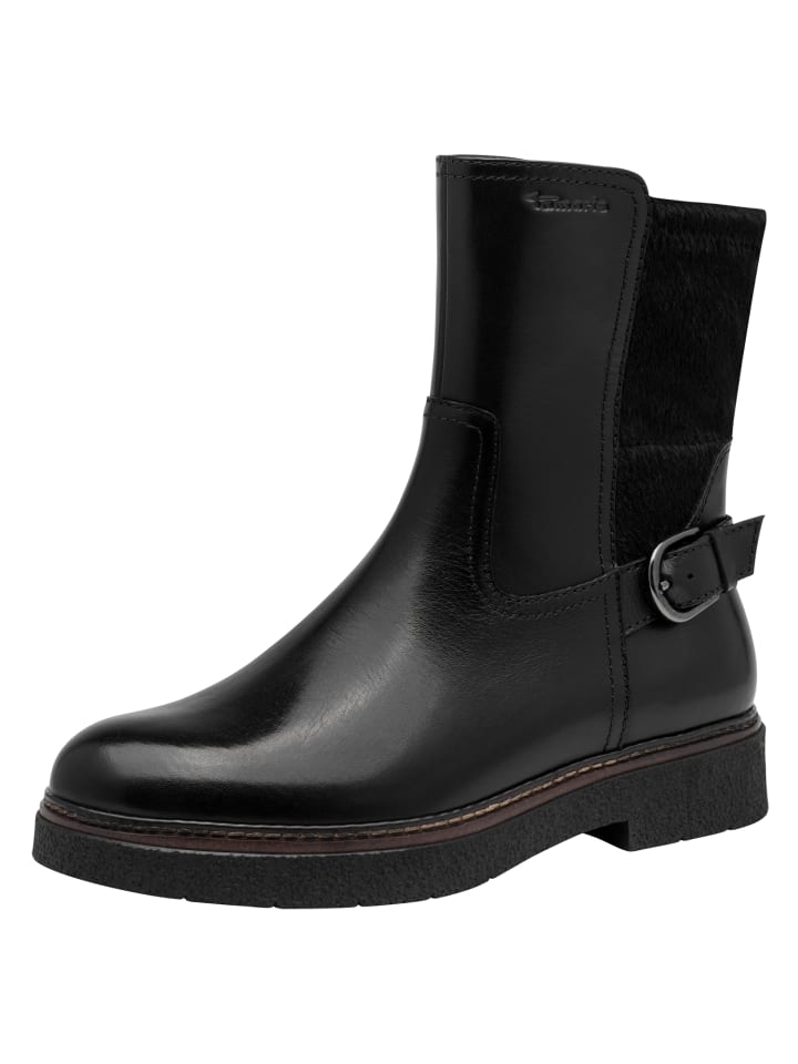 WIDE FIT Stiefelette in BLACK