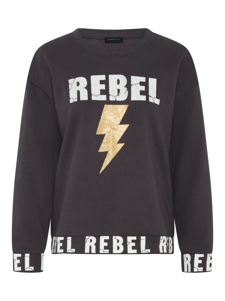 Sweatshirt in dunkelgrau