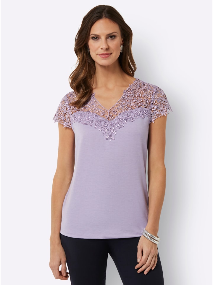 Shirt in flieder
