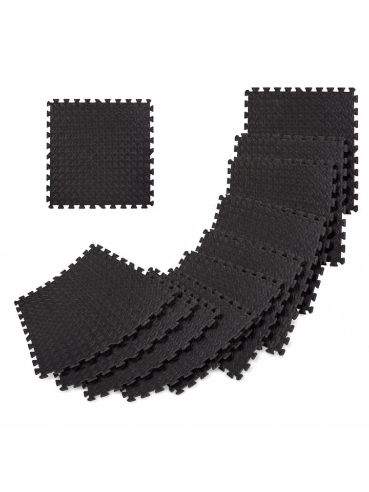 48x Bodenschutzmatten in Schwarz - (B)60 x (T)60 cm