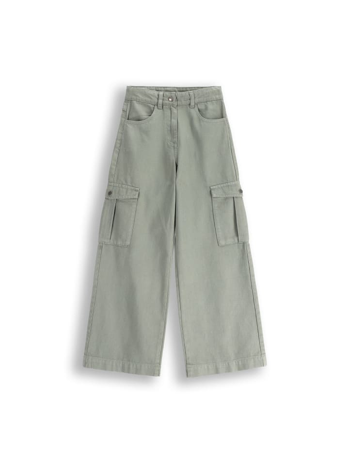 Stoffhose in grün