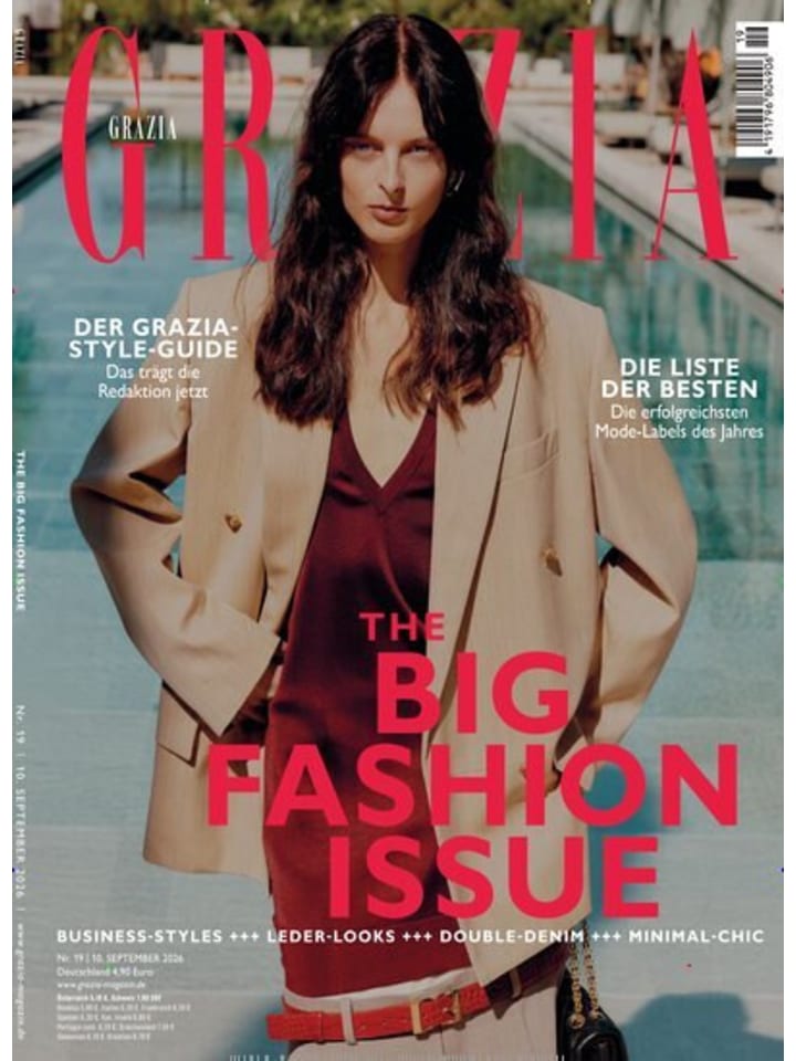 13 x GRAZIA Zeitschrift (Gutschein für Halbjahres Abo)