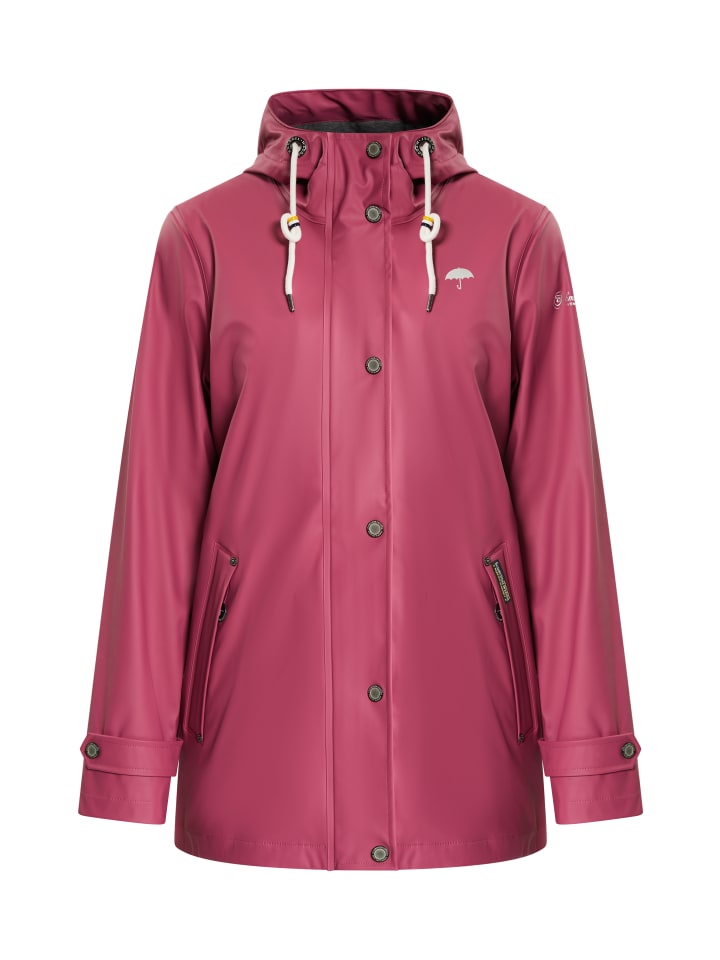 Damen Regenjacke in Himbeerpink