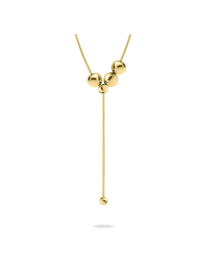 Halskette Steel Ball in gold