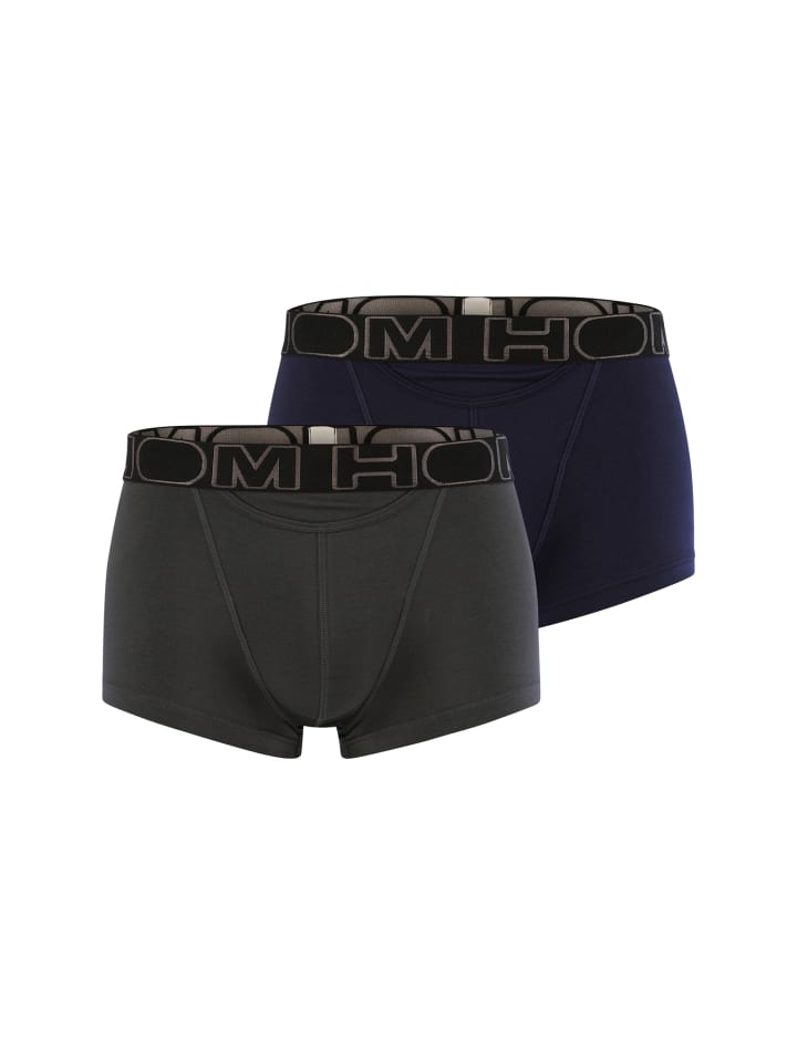 2-Pack Retroshorts Boxerlines HO1 in navy/grey