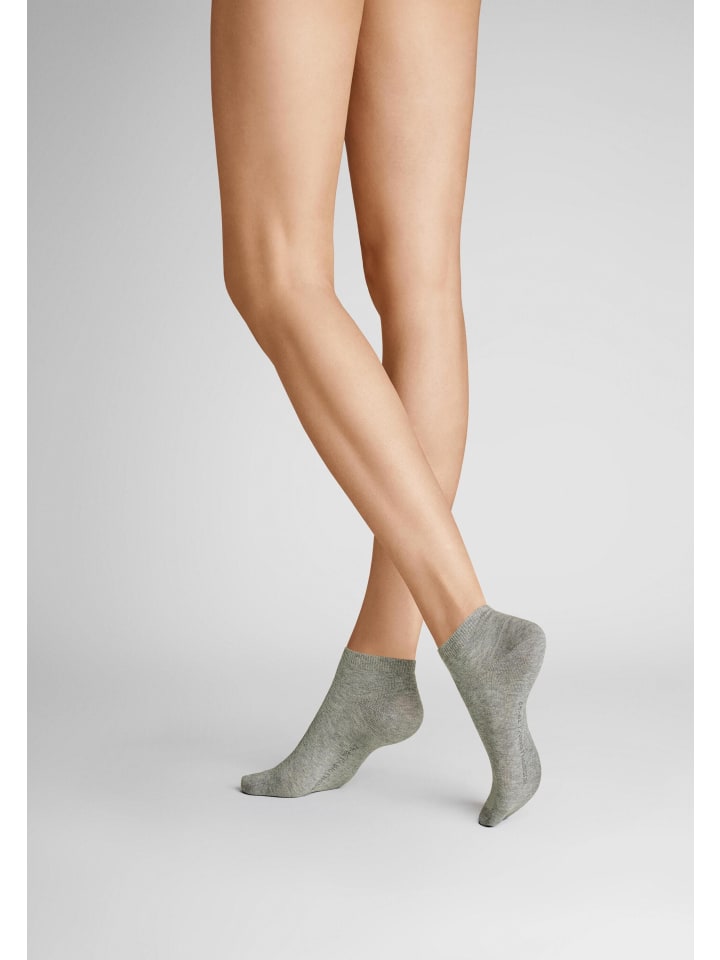 Sneakersocken Only 2-Pack hautfreundlich in Silber