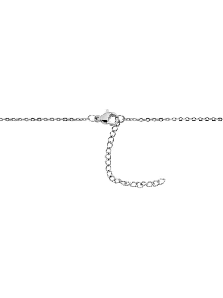 Damen Halskette mit Anhänger – aus Edelstahl in silber