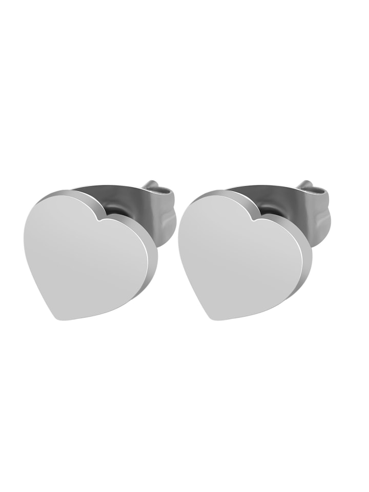 Damen Ohrringe – Ohrstecker aus Edelstahl in silber