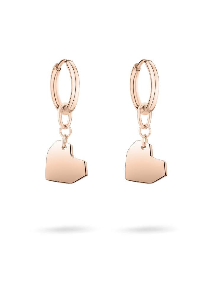 Creolen Urban Heart in roségold