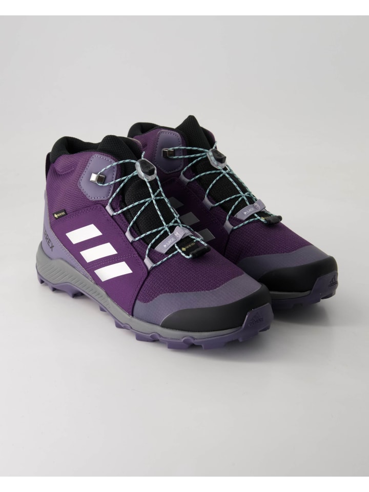 Schnürstiefel in Lila