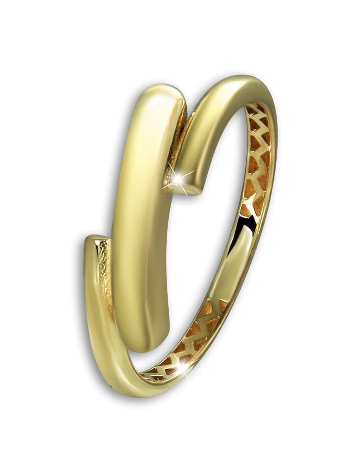 Goldring 333 Gelbgold - 8 Karat Style Größe 62 (19,7) Ringe