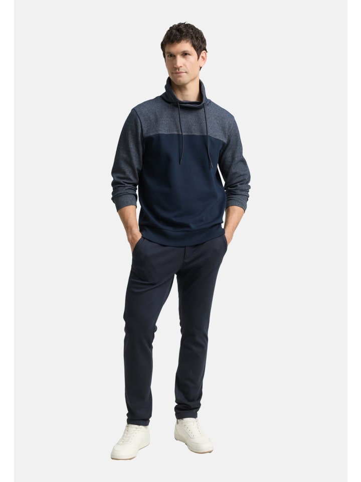 Sweatshirt in dunkelblau