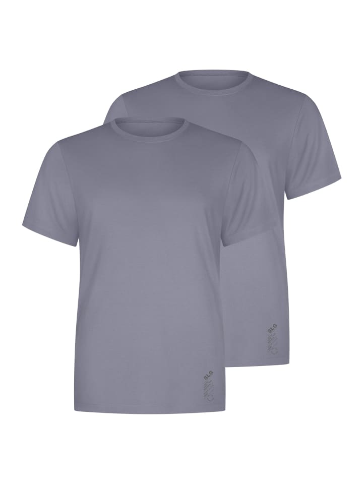 Unterhemd / Shirt Kurzarm SLG Base Soft in Morandi grey