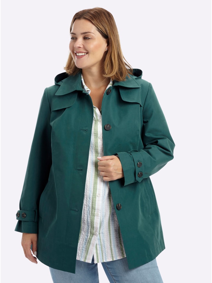 Jacke in petrol