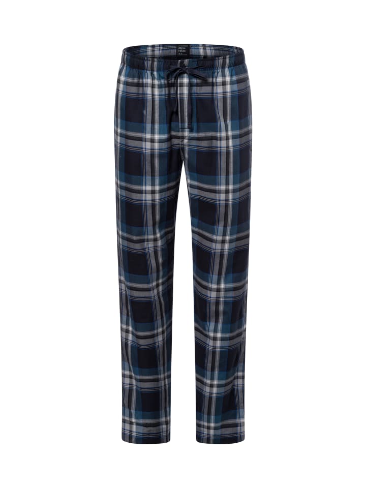 Pyjamahose Mix + Relax in marine blau - 0001