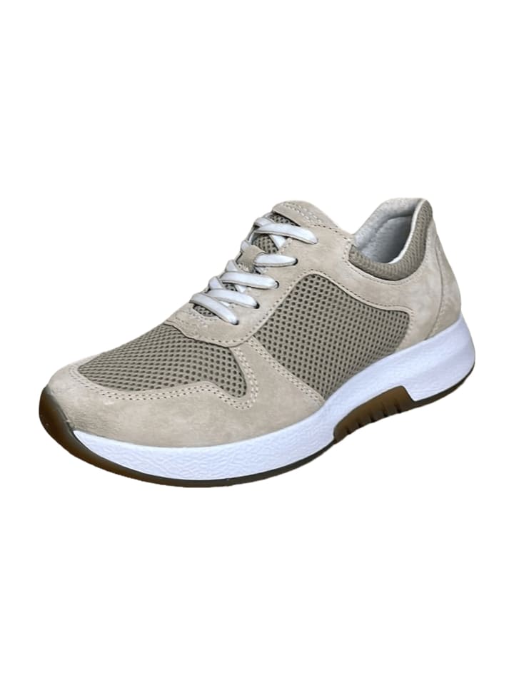 Komfort Schnürschuhe in Beige