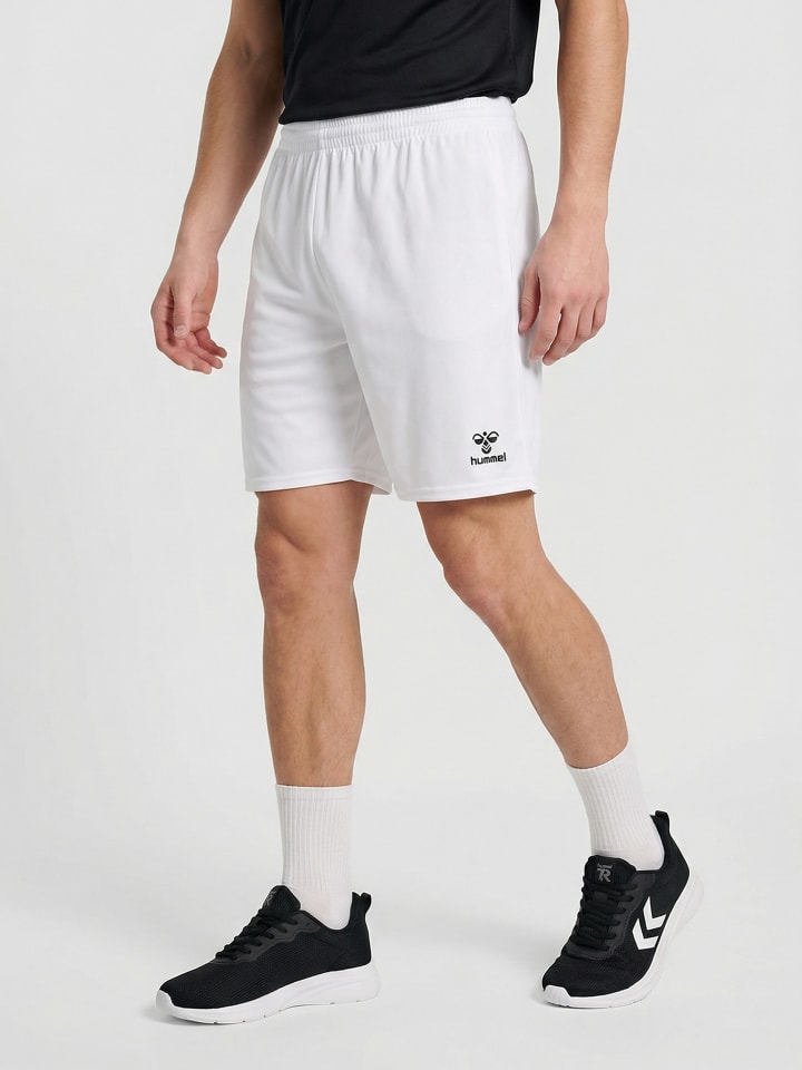 Kurze Hose Hmlessential Herren in WHITE