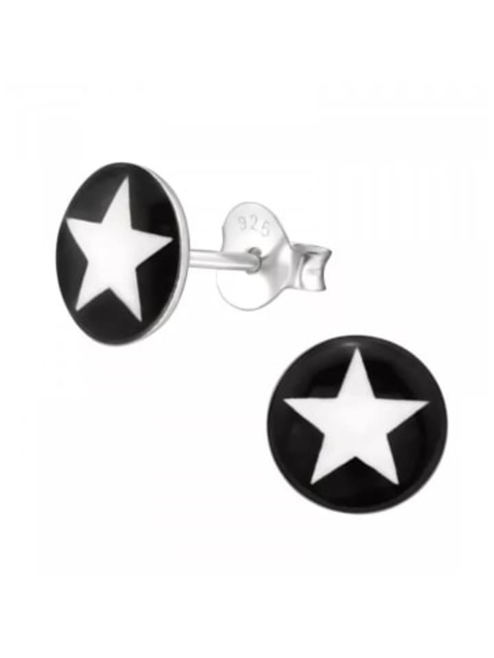 Ohrstecker STERNE in 925 Sterling Silber, 2-tlg.