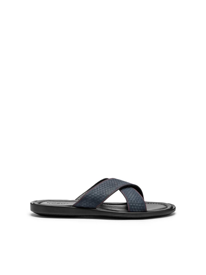 Pantoletten HARRY in Navy blau