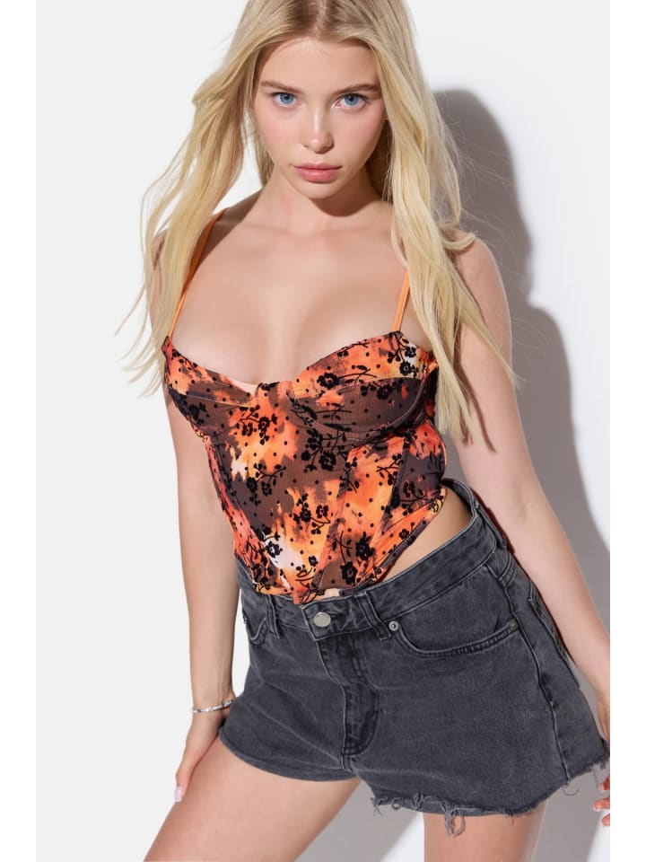 Blouse in Orange
