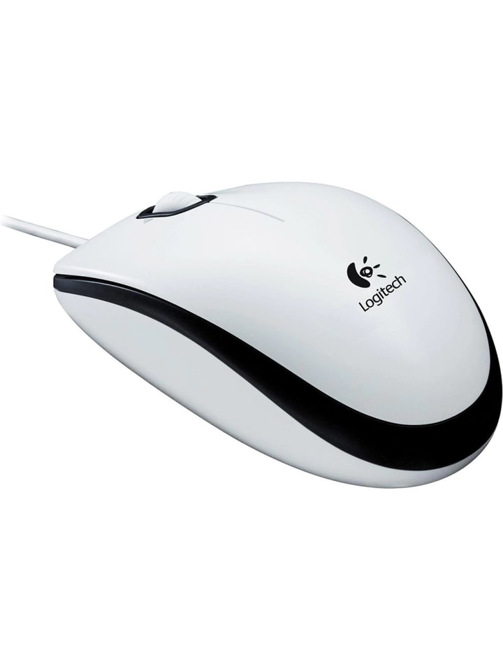 Logitech kabeglgebundene Maus M100 - Plug und Play USB-Maus in Weiß