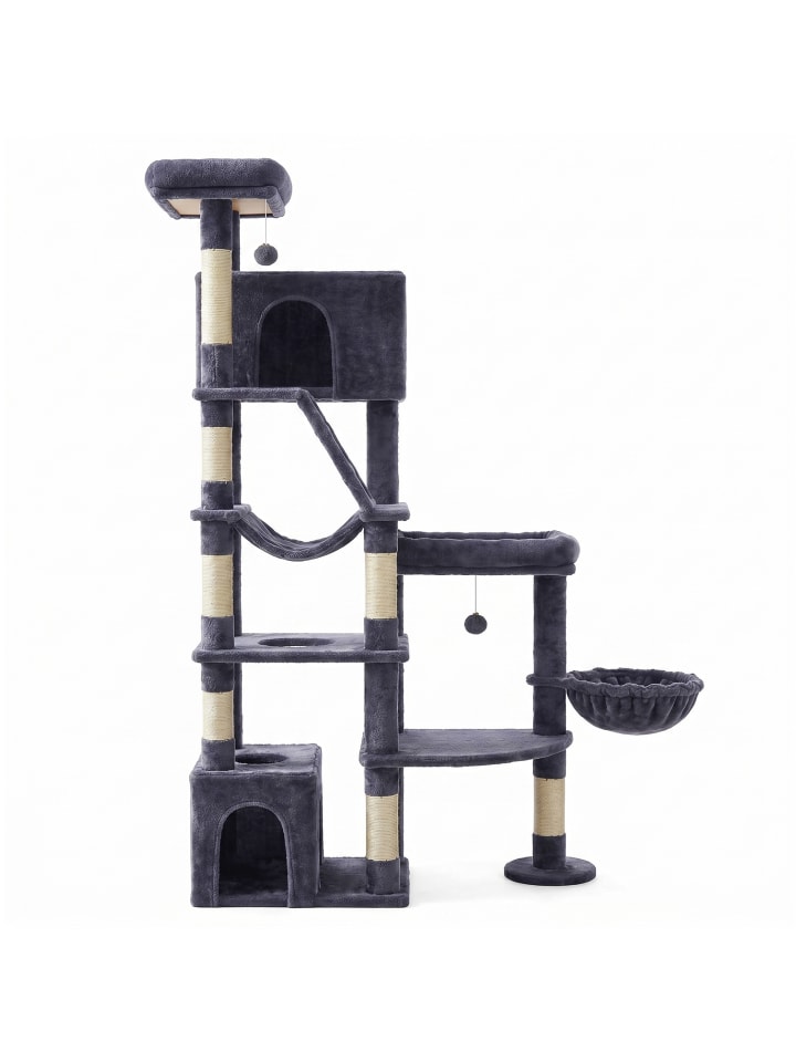 Katzenbaum Clawfy in Dunkelgrau - (B)45 x (H)188.2 x (T)105 cm