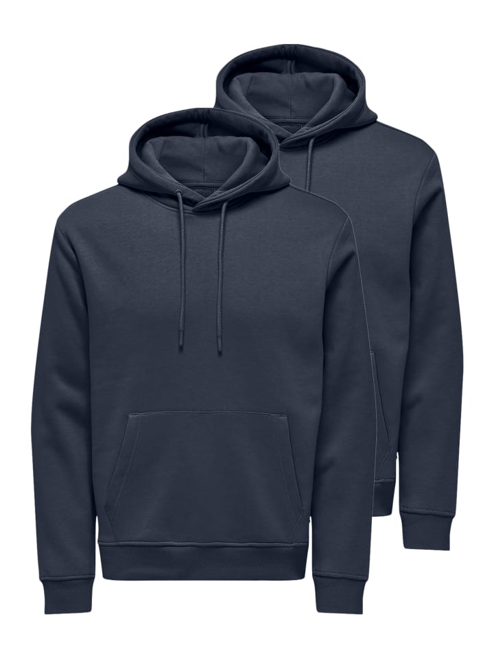Sweatshirt / Hoodie Connor in Blue Nights