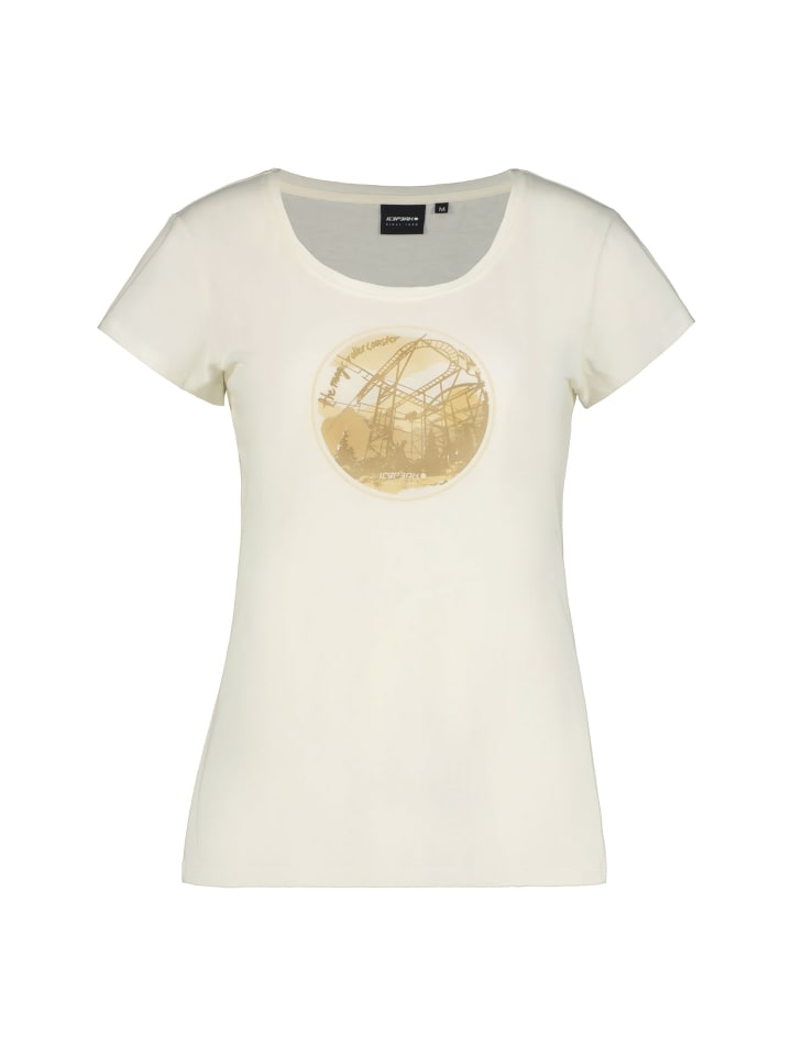 T-Shirt Antiga in Weiß