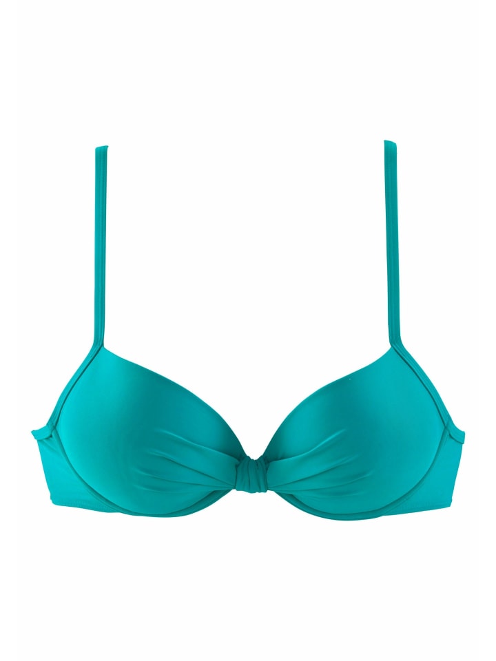Bügel-Bikini-Top in türkis