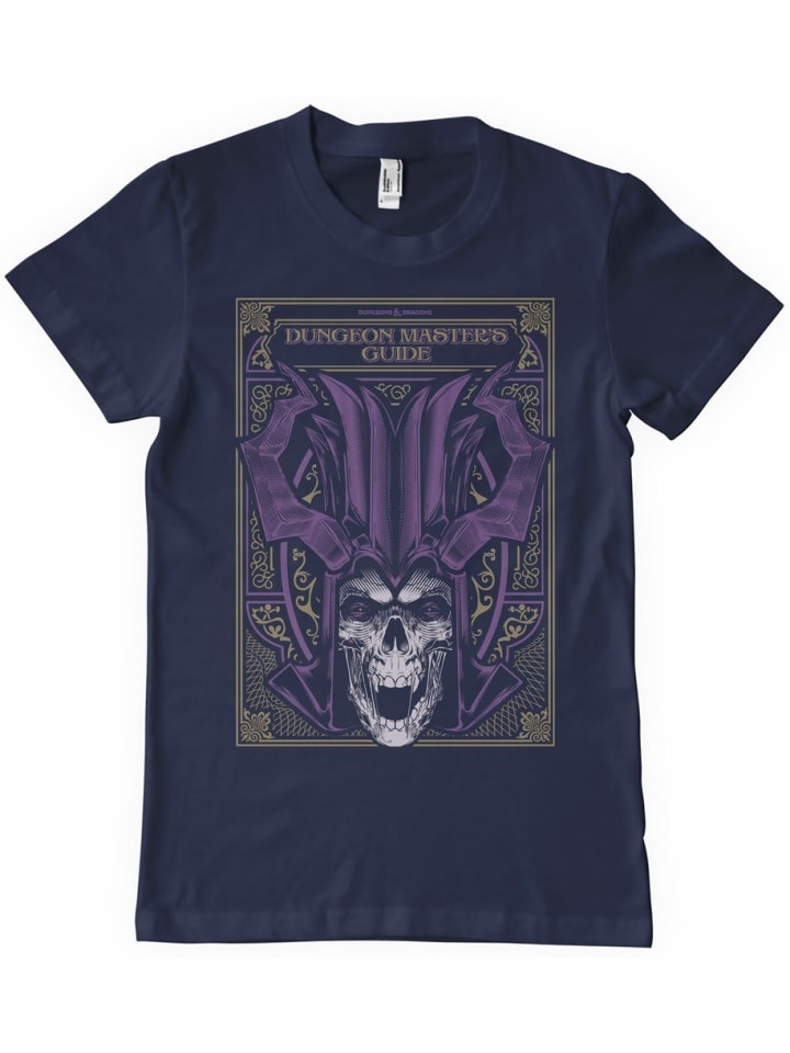 T-Shirt "D&D DM Guide" in Blau