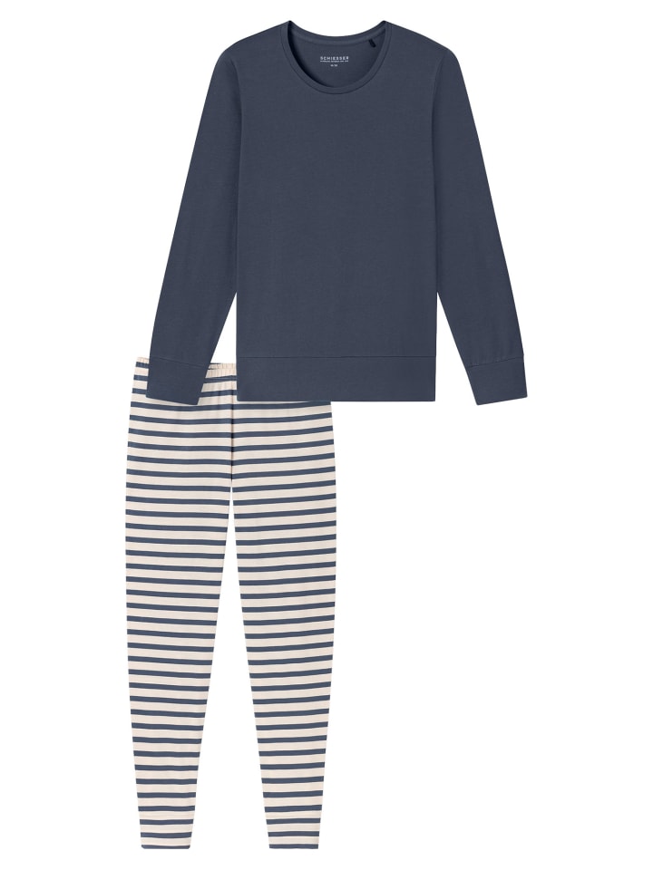 Schlafanzug Casual Essentials in jeansblau