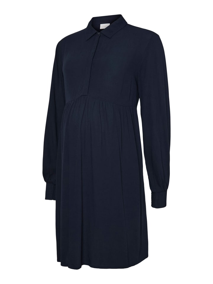 Hemdblusenkleid in Navy Blazer 1