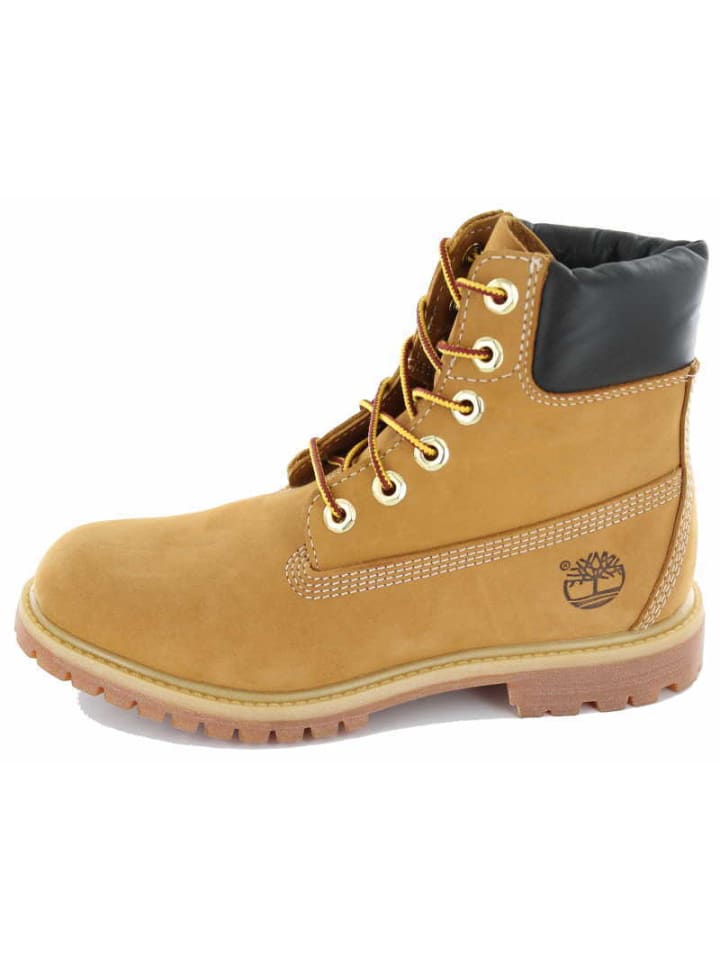 Schnürstiefeletten in beige