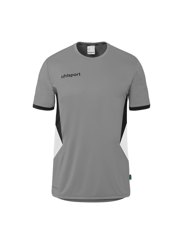 Trainings-T-Shirt Equipe 29 Kids in steingrau/weiß/schwarz
