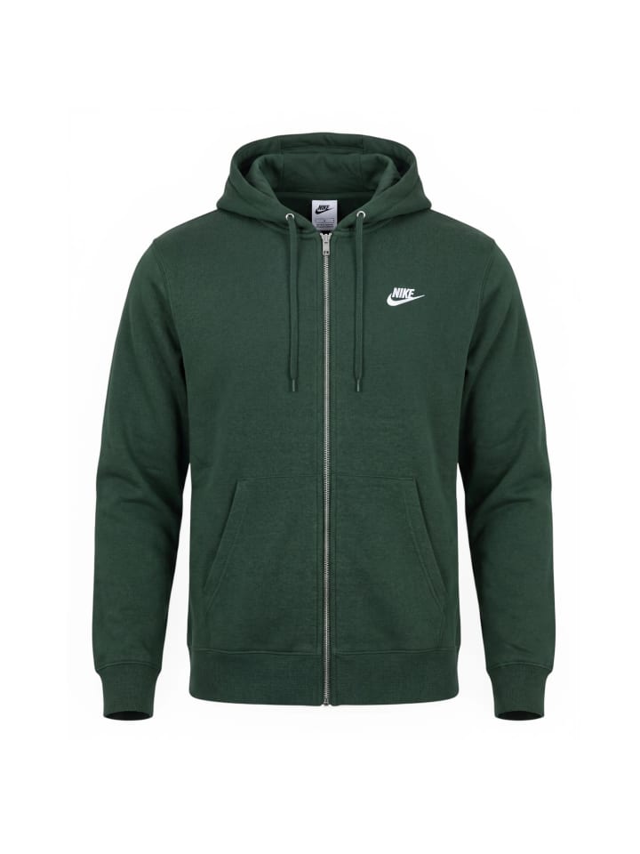 Kapuzenjacke Club Hoodie in grün