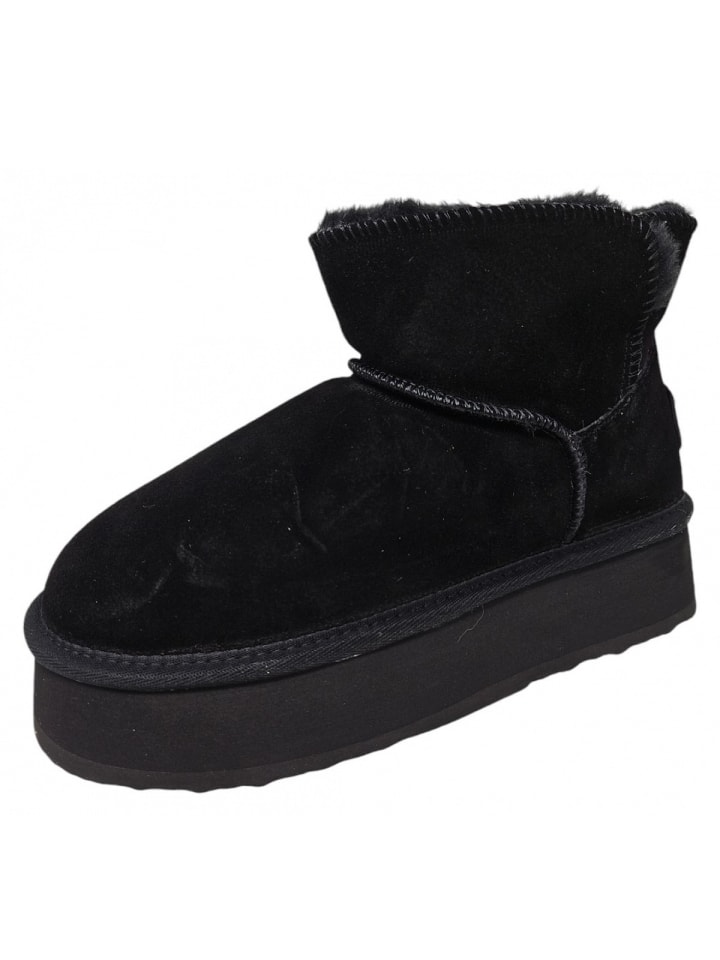Kurzstiefel in Schwarz
