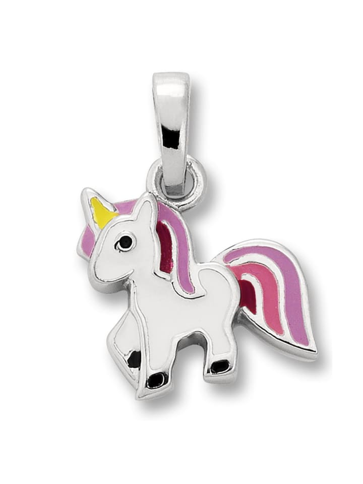 Einhorn Anhänger aus 925 Silber in silber