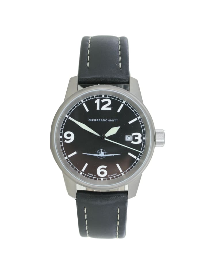 Quarzuhr 108-M in Silber