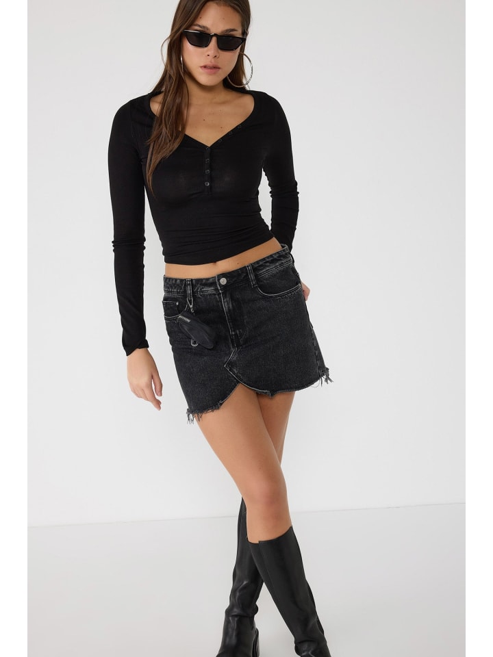 Blouse in Schwarz