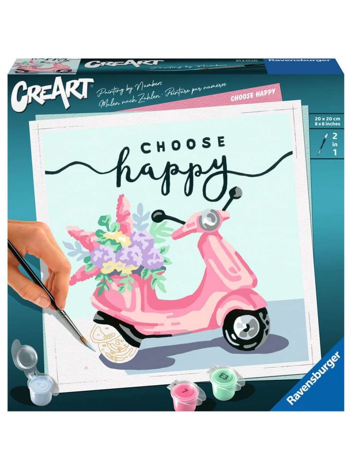 Ravensburger Malprodukte Choose happy in bunt