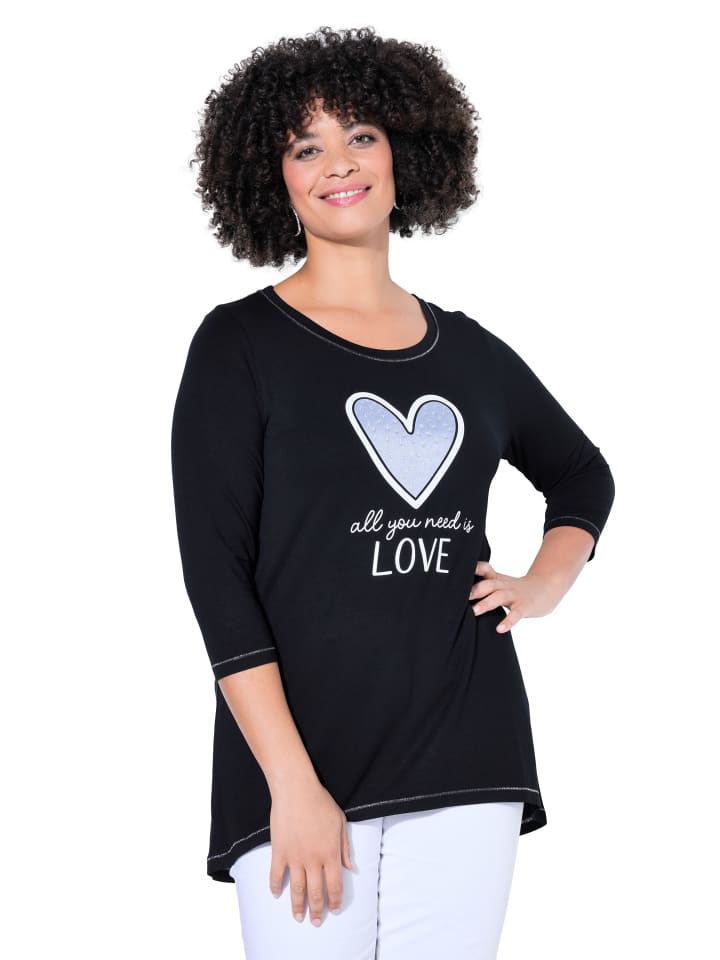 Shirt in schwarz