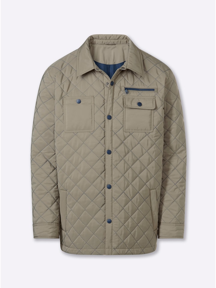 Steppjacke in schlamm
