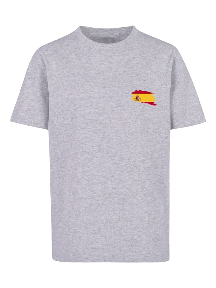 F4NT4STIC T-Shirt Spain Spanien Flagge in grau meliert günstig kaufen |  limango