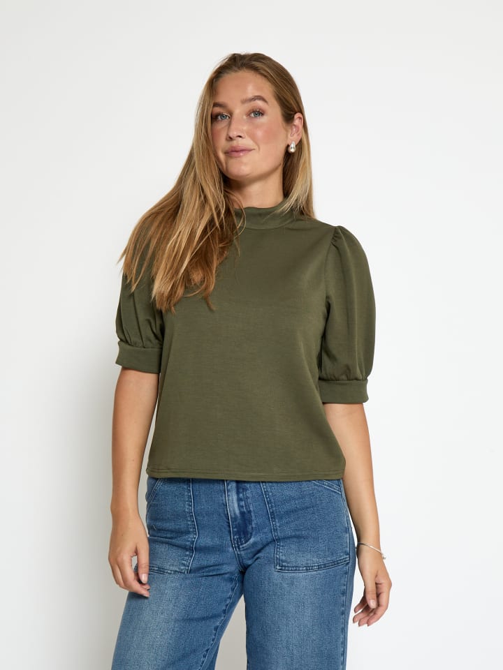 Sweatshirt in Grape Leaf