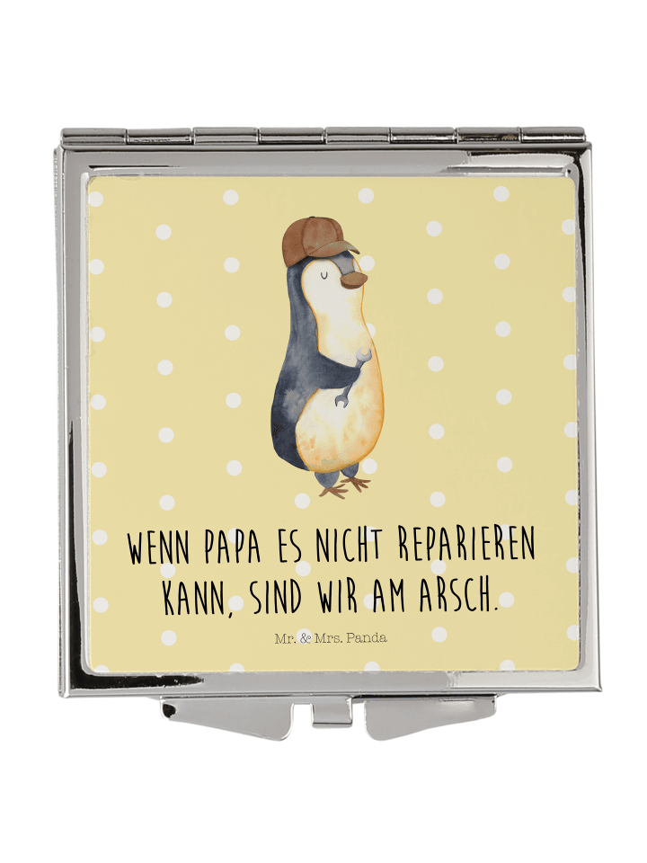 Schminkspiegel Wenn Papa es nicht reparieren ka... in Gelb Pastell